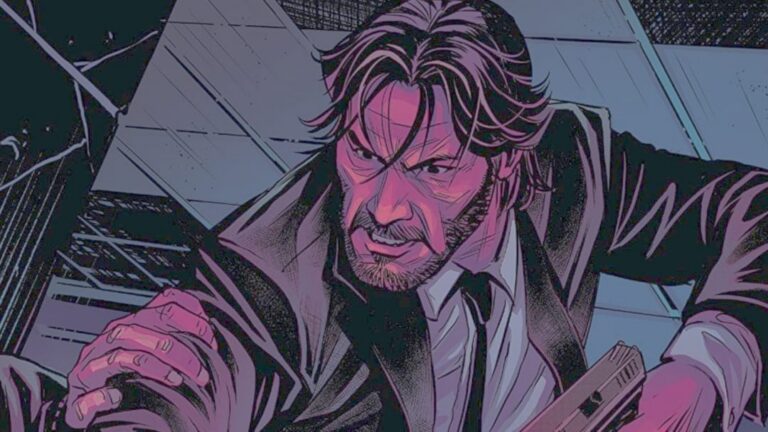 personagens de anime perigosos como John Wick