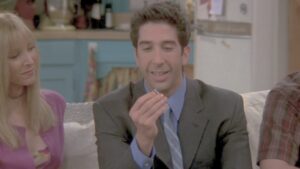 cena mais engraçada Friends com Ross e o famoso 'pivot'