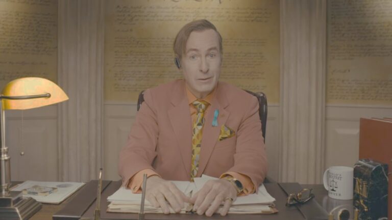 Bob Odenkirk como Saul Goodman em novo vídeo.