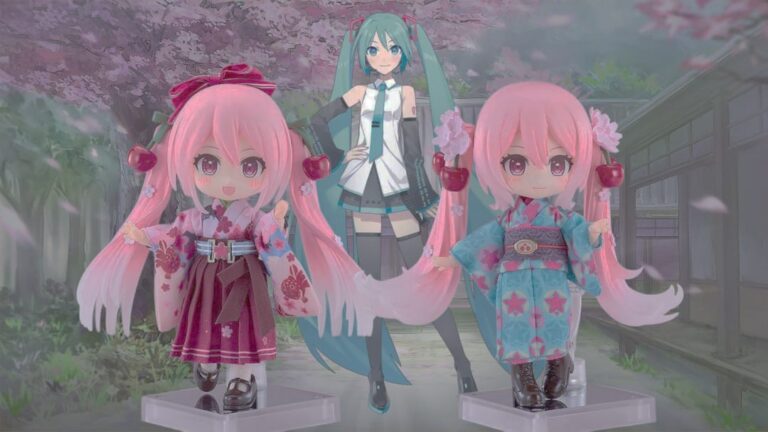 Hatsune Miku Nendoroid em design Sakura