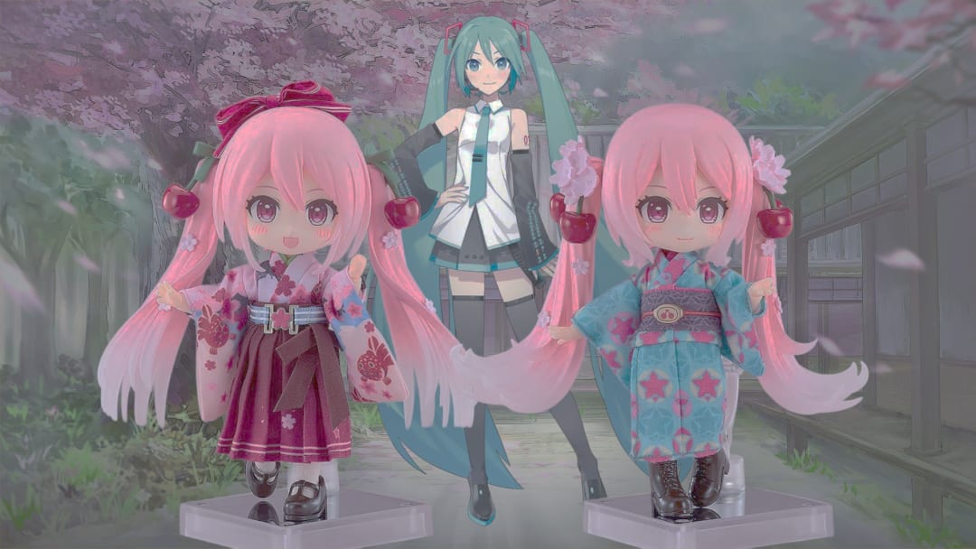Hatsune Miku Nendoroid em design Sakura
