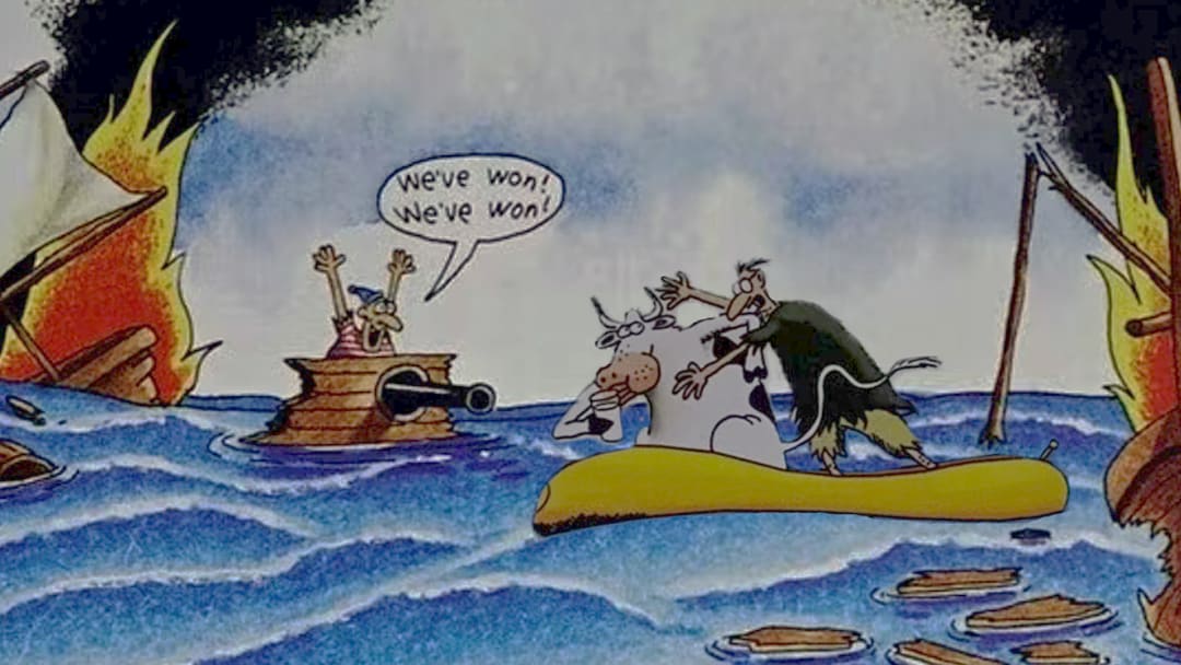 quadrinhos The Far Side humor mar