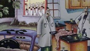 quadrinhos humor absurdo em The Far Side
