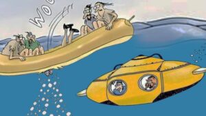 quadrinhos The Far Side com humor peculiar