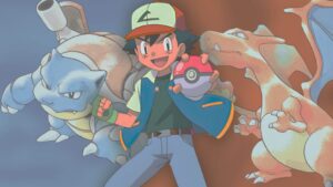 Pokémon Deluxe Character Guide sobre Kanto