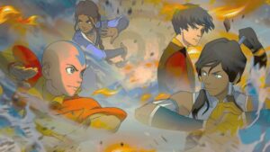 Avatar Legends jogo de luta apresenta personagens de Avatar em combates emocionantes.
