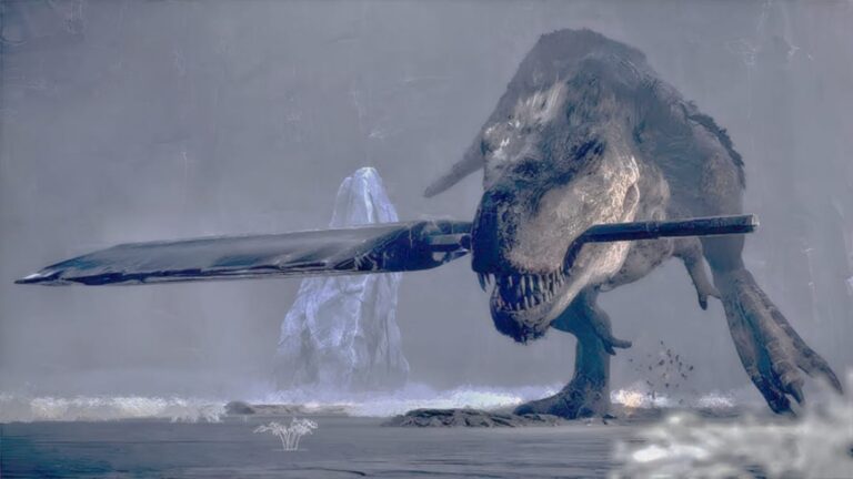 Dinoblade jogo RPG com elementos de Dark Souls e Jurassic Park