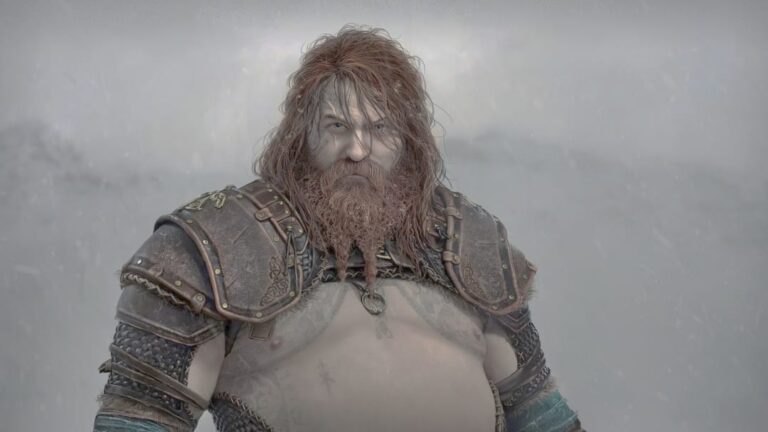 God of War Thor estátua detalhada