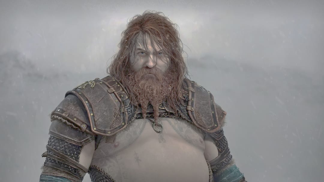 God of War Thor estátua detalhada