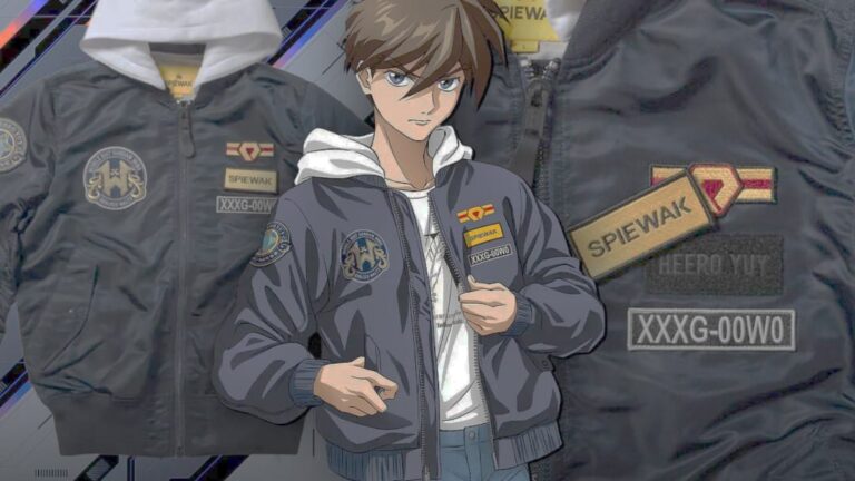 Jaqueta militar Gundam Wing relançada nos EUA