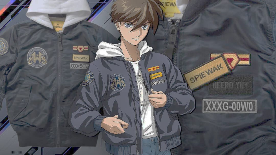 Jaqueta militar Gundam Wing relançada nos EUA
