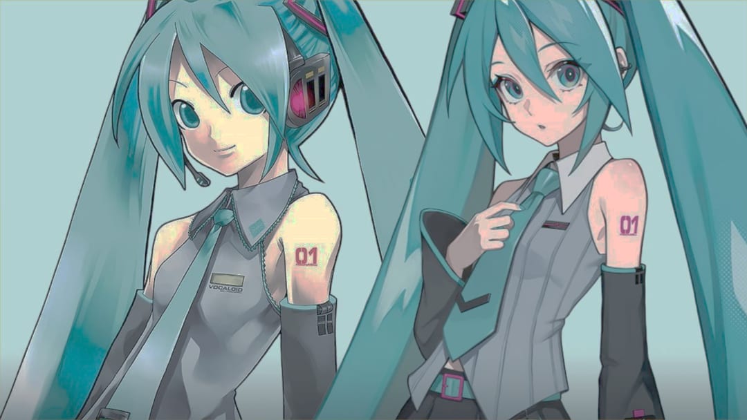 Hatsune Miku design original com novo modelo
