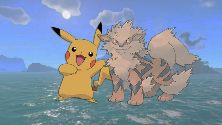 novas evoluções Pikachu Arcanine em Pokémon Winds and Waves