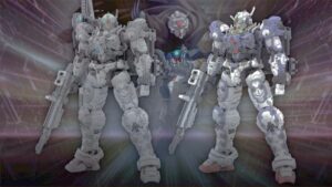 Novos designs de mechas Gundam na linha inédita