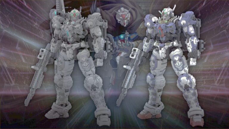 Novos designs de mechas Gundam na linha inédita