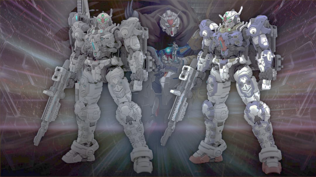 Novos designs de mechas Gundam na linha inédita
