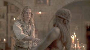 A personagem Akasha em The Vampire Lestat