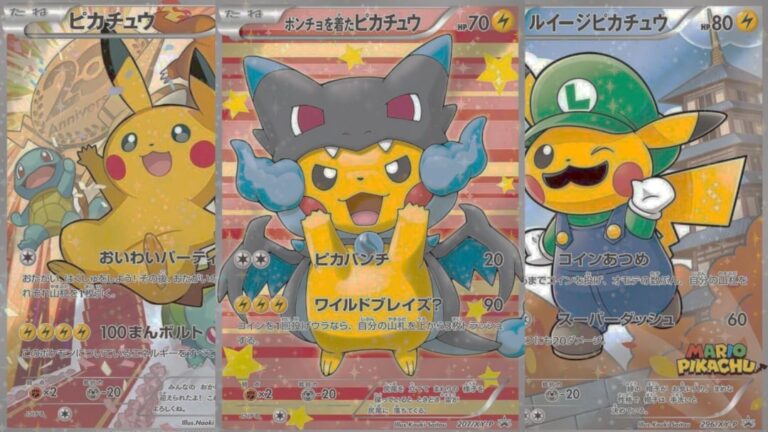 cartas Pikachu mais caras Pokémon TCG