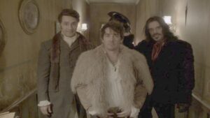 quadrinhos de comédia de terror inspirados em What We Do in the Shadows